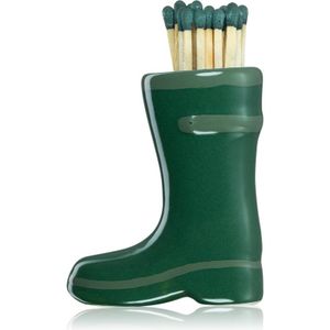 Paddywax Wellington Boot Dark & Light Green lucifers 25 st
