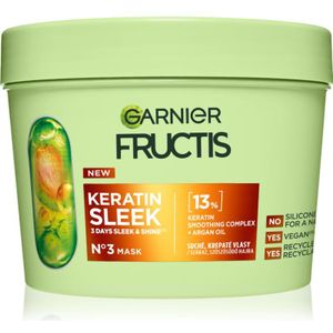 Garnier - Fructis Keratin Sleek - Haarmasker - 370 ml
