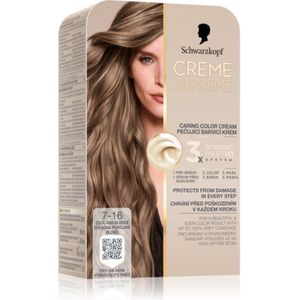 Schwarzkopf - Creme Supreme - Permanente Haarkleuring - Cool Ash Blonde - 60 ml