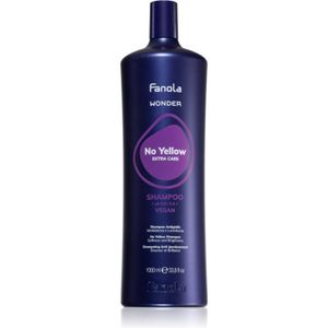 Fanola Wonder No Yellow Extra Care Shampoo shampoo die gele tonen neutraliseert 1000 ml