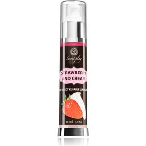 Secret play Hot Effect Strawberry with Cream glijmiddel met een smaakje Strawberry with Cream 50 ml