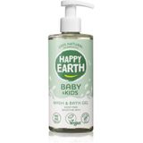 Happy Earth 100% Natural Bath & Wash Gel for Baby & Kids Douchegel 300 ml