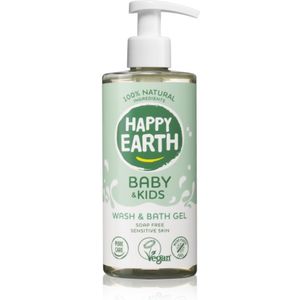 Happy Earth 100% Natural Bath & Wash Gel for Baby & Kids Douchegel 300 ml