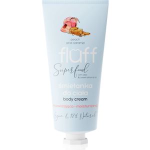Fluff Superfood Peach & Caramel Hydraterende Bodycrème Aloe & Sweet Almond Oil 150 ml