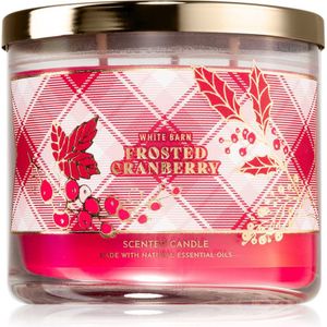 Bath & Body Works Frosted Cranberry geurkaars 411 g