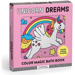Mudpuppy Color Magic Bath Book Unicorn Dreams waterboekje 0+ y 1 st