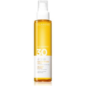 Clarins Sun Care Oil Mist droge olie voor haar en lichaam SPF 30 150 ml