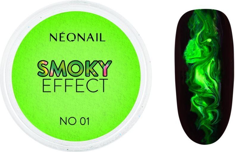NEONAIL - Effect Smoky - Poeder voor Nagels - Tint No. 1 Green - 2 g