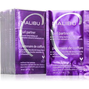 Malibu C - Curl Partner - Haarmasker - 12x5 ml - Voor Krullend Haar