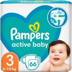 Pampers Active Baby Size 3 wegwerpluiers 6-11 kg 66 st
