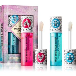 Makeup Revolution - Xmass 2024 Maxi Plump - Lipgloss - Cool As Ice en Hot As Chilli - 1 st