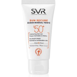 SVR Sun Secure Mineraal Getinte Crème voor Normale tot Gemengde Huid SPF 50+ 60 g
