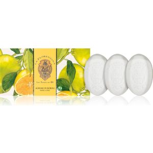 La Florentina Boboli Citrus Hand Soap vaste zeepset Citrus 3x150 g