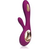 Lelo Soraya Wave vibrator met clitorsstimulator Deep Rose 21,5 cm