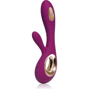 Lelo Soraya Wave vibrator met clitorsstimulator Deep Rose 21,5 cm
