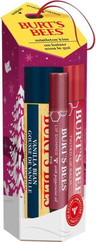 Burt’s Bees - Festive Mistletoe Kiss - Lippenbalsem Set - Inclusief Getinte Lipbalm en Lipgloss