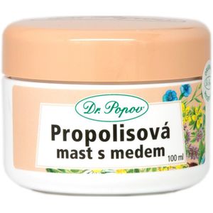 Dr. Popov Herbal ointments Propolis with honey Zalf voor Jeuk en Geirriteerde Huid 100 ml