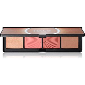 Smashbox Halo Sculpt + Glow Face Palette palet met highlighters en blush Tint Back to Cali 15,7 g