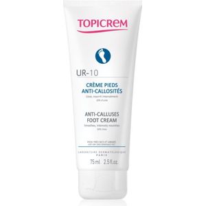 Topicrem UR-10 Anti-Calluses Foot Cream Voetencrème voor Voeding en Hydratatie 75 ml