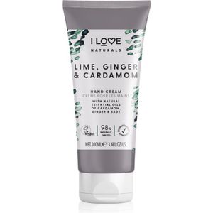 I Love Naturals - Handcrème - Lime, Ginger & Cardamom - 100 ml