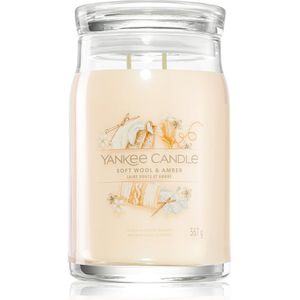 Yankee Candle Soft Wool & Amber geurkaars 567 g