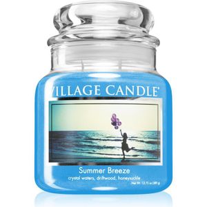 Village Candle Summer Breeze geurkaars (Glass Lid) 389 g