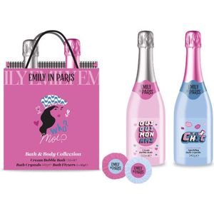 Emily In Paris - Badzout Set - Badzout - 340 g - 150 ml Badschuim