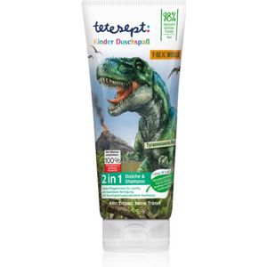 Tetesept Shower Gel & Shampoo T-Rex World zachte douchegel en shampoo voor de kinderen 200 ml