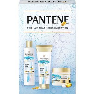 Pantene Pro-V Miracles Hydra Glow Gift Set - Haarbalsems voor Droog en Beschadigd Haar - 250 ml Shampoo - 160 ml Conditioner - 300 ml Masker