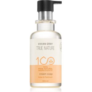 Vivian Gray - True Nature - Voedende Crèmezeep - Cedar & Patchouli - 300 ml