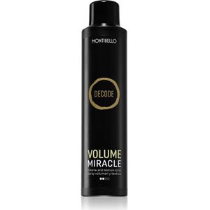 Montibello Decode Volume Miracle Spray Volume Spray Voor Fohnen en Finishing Touch 250 ml