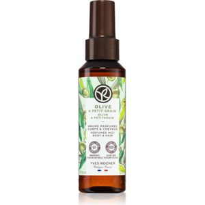 Yves Rocher Bain de Nature Geparfumeerde body- en haarmist Olive & Petit Grain 100 ml