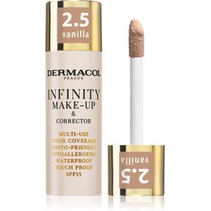 Dermacol - Infinity - Foundation - Tint 2.5 Vanilla - 20 g - SPF 15