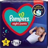 Pampers Night Pants Size 4 wegwerp-luierbroekjes voor ’s nachts 9-15 kg 25 st
