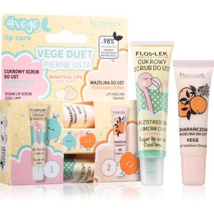 FlosLek - Laboratorium Set Vege Duet - Lippen Set - 2 Stuks