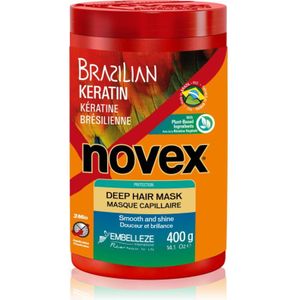 Novex Brazilian Keratin herstellend masker voor beschadigd haar 400 g