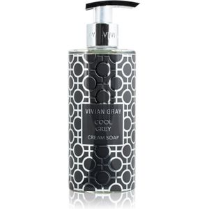 Vivian Gray Cool Grey Vetiver & Patchouli Hydraterende Zeep voor de Handen met massagedisk 400 ml