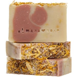 Almara Soap Natural Calendula - Natuurlijke Zeep - 90 g - Veganistisch