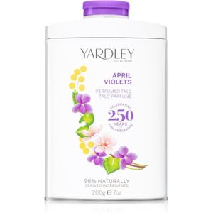 Yardley April Violets geparfumeerd poeder 200 gr