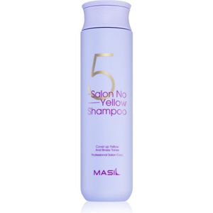 MASIL 5 Salon No Yellow Paarse Shampoo neutraliseert gele Tinten 300 ml