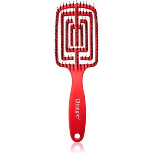 Dtangler - Dry Blow, Glow And Go - Föhnborstel - Kleur Red Scarlett - 1 st