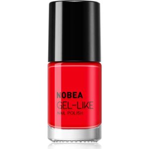 NOBEA - Day-to-Day Gel-like Nail Polish - Nagellak - Ladybug Red - 6 ml