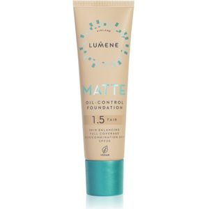 Lumene Matte Oil-Control Matterende Make-up SPF 20 Tint 1,5 Fair Beige / Fair 30 ml