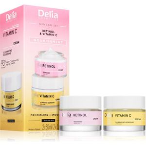 Delia Cosmetics - Face Care Set - Gezichtsverzorging - 2x50 ml - Veganistisch