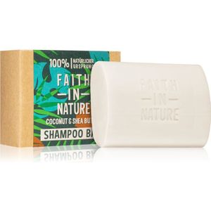 Faith In Nature Coconut & Shea Butter organisch vaste shampoo toevoeging van Hydratatie en Glans 85 gr