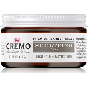 Cremo Hair Styling Sculpting Clay High Hold Styling Klei Extra Strong Hold  113 gr