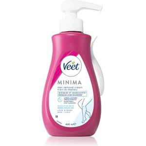Veet - Minima Sensitive Skin - Ontharingscrème - Aloë Vera en Vitamine E - 400 ml