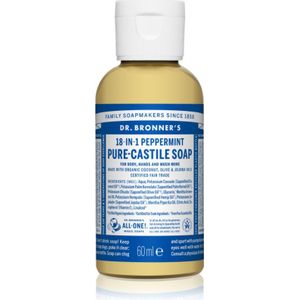 Dr. Bronner’s Peppermint vloeibare universele zeep 60 ml