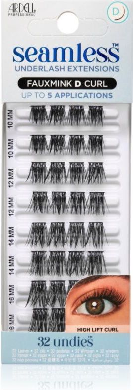 Ardell - Seamless Refill Light Modern FauxMink - Nepwimpers - D Curl - 32 st
