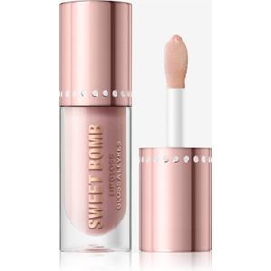 Makeup Revolution Y2k Sweet Bomb Glinsterende Lipgloss Tint Candyfloss Pink Glitter 4.5 ml